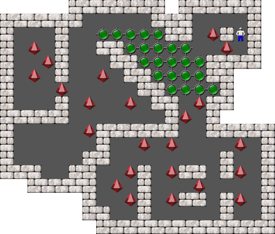 Sokoban Mass Remodel level 6